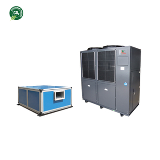 Bomba de calor de CO2 con inversor de 40 kW con Ductec tipo AHU con una temperatura de salida máxima de 110 ℃