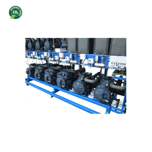 Pompa de calor combinada del CO2 de la fuente del aire y del agua 160KW para el enfriamiento y la calefacción comerciales